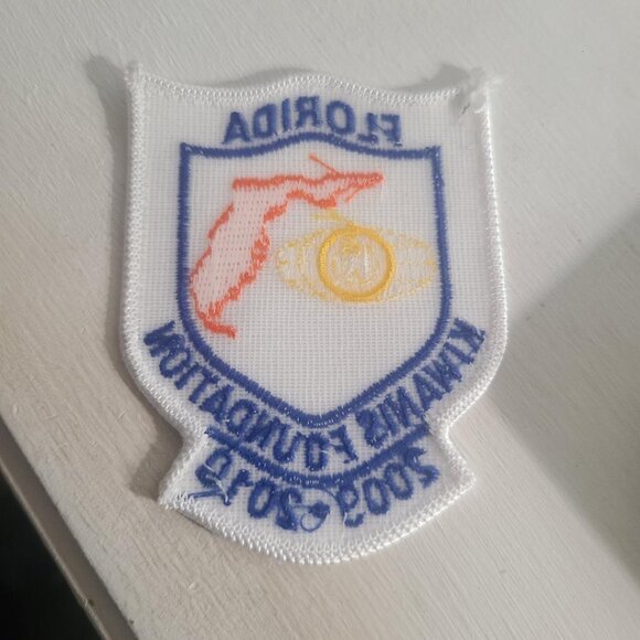 Florida Kiwanis Foundation Jacket Hat Patch - Vintage 2009 - 2010 Member Badge - Picture 4 of 4